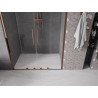 Mexen Velar Duo portes de douche coulissantes 150 cm, transparent, or rose - 871-150-000-02-60