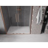 Mexen Velar Duo portes de douche coulissantes 140 cm, transparent, cuivre brossé - 871-140-000-02-65
