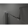 Mexen Velar Duo portes de douche coulissantes 160 cm, transparent, gris canon brossé - 871-160-000-02-66