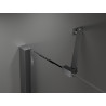Mexen Velar Duo portes de douche coulissantes 160 cm, transparentes, gris gun brossé - 871-160-000-02-66