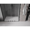 Mexen Velar Duo portes de douche coulissantes 150 cm, transparentes, noires - 871-150-000-02-70