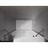 Mexen Velar Duo porte de douche coulissantes 170 cm, transparent, gris canon brossé - 871-170-000-02-66