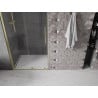 Mexen Velar porte de douche coulissante 110 cm, transparent, or brossé - 871-110-000-01-55