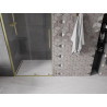 Mexen Velar portes de douche coulissantes 110 cm, transparentes, or brossé - 871-110-000-01-55