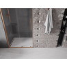 Mexen Velar portes de douche coulissantes 100 cm, transparentes, or rose - 871-100-000-01-60