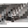 Mexen Velar porte de douche coulissante 120 cm, transparent, or rose - 871-120-000-01-60