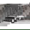 Mexen Velar Duo cabine de douche coulissante 90 x 80 cm, transparent, chromé - 871-090-080-02-01