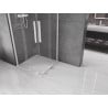 Cabine de douche coulissante Mexen Velar Duo 80 x 80 cm, transparente, blanche - 871-080-080-02-20