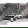 Mexen Velar Duo cabine de douche coulissante 80 x 80 cm, transparent, blanc - 871-080-080-02-20