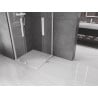 Cabine de douche coulissante Mexen Velar Duo 80 x 80 cm, transparente, blanche - 871-080-080-02-20