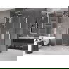 Cabine de douche coulissante Mexen Velar Duo 100 x 90 cm, transparente, blanche - 871-100-090-02-20