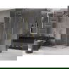 Mexen Velar Duo cabine de douche coulissante 100 x 100 cm, transparent, dorée - 871-100-100-02-50