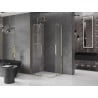Mexen Velar Duo cabine de douche coulissante 100 x 90 cm, transparente, or - 871-100-090-02-50