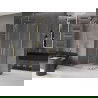 Mexen Velar Duo cabine de douche coulissante 100 x 90 cm, transparent, doré - 871-100-090-02-50