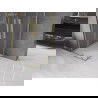 Mexen Velar Duo cabine de douche coulissante 90 x 90 cm, transparent, or brossé - 871-090-090-02-55