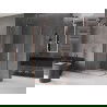 Cabine de douche coulissante Mexen Velar Duo 90 x 80 cm, transparent, cuivre brossé - 871-090-080-02-65