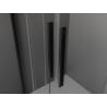 Mexen Velar Duo cabine de douche coulissante 80 x 80 cm, transparente, noire - 871-080-080-02-70