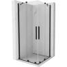 Mexen Velar Duo cabine de douche coulissante 90 x 90 cm, transparent, noir - 871-090-090-02-70