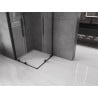 Mexen Velar Duo cabine de douche coulissante 90 x 90 cm, transparent, noir - 871-090-090-02-70