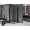 Mexen Velar Duo cabine de douche coulissante 90 x 90 cm, transparent, noir - 871-090-090-02-70