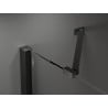 Mexen Velar Duo cabine de douche coulissante 90 x 90 cm, transparent, noir - 871-090-090-02-70