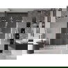 Mexen Velar Duo portes coulissantes 160 cm, transparent, blanc - 871-160-000-02-20