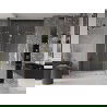 Mexen Velar Duo porte de douche coulissante 140 cm, transparent, or brossé - 871-140-000-02-55
