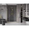 Mexen Velar Duo portes de douche coulissantes 160 cm, transparentes, finition dorée brossée - 871-160-000-02-55