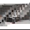 Mexen Velar Duo porte de douche coulissante 140 cm, transparent, or rose - 871-140-000-02-60