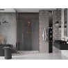 Mexen Velar Duo portes de douche coulissantes 140 cm, transparent, or rose - 871-140-000-02-60