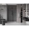 Mexen Velar Duo portes de douche coulissantes 160 cm, transparent, gris canon brossé - 871-160-000-02-66