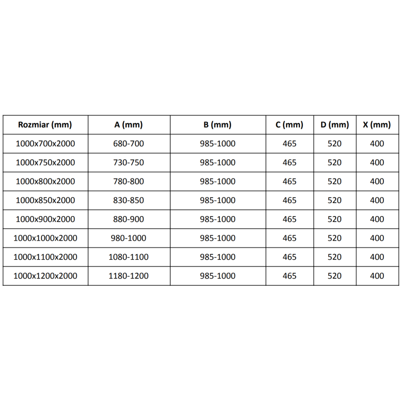 Mexen Velar cabine de douche coulissante 100 x 85 cm, transparent, chrome - 871-100-085-01-01