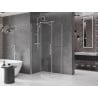 Mexen Velar cabine de douche coulissante 130 x 80 cm, transparent, chrome - 871-130-080-01-01