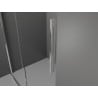 Mexen Velar cabine de douche coulissante 130 x 80 cm, transparent, chrome - 871-130-080-01-01