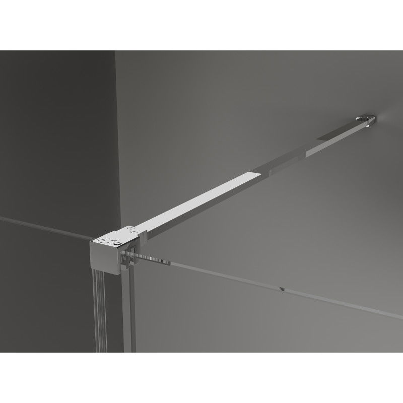 Mexen Velar cabine de douche coulissante 140 x 90 cm, transparent, chrome - 871-140-090-01-01