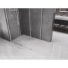 Mexen Velar cabine de douche coulissante 140 x 100 cm, transparent, chrome - 871-140-100-01-01