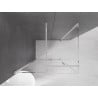 Mexen Velar cabine de douche coulissante 140 x 100 cm, transparent, chrome - 871-140-100-01-01
