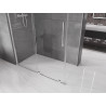 Mexen Velar cabine de douche coulissante 160 x 70 cm, transparente, chrome - 871-160-070-01-01
