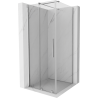 Mexen Velar cabine de douche coulissante 90 x 90 cm, transparente, chrome - 871-090-090-01-01