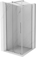 Mexen Velar cabine de douche coulissante 90 x 90 cm, transparente, chrome - 871-090-090-01-01