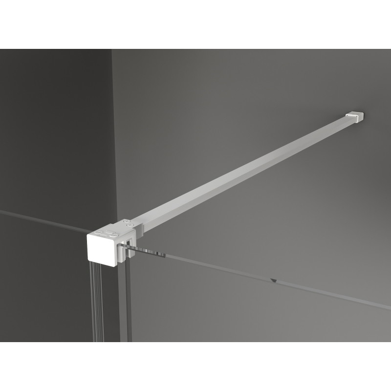 Mexen Velar cabine de douche coulissante 90 x 70 cm, transparente, blanche - 871-090-070-01-20