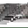 Mexen Velar cabine de douche coulissante 100 x 110 cm, transparent, blanc - 871-100-110-01-20