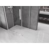 Mexen Velar cabine de douche coulissante 110 x 70 cm, transparente, blanche - 871-110-070-01-20