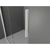 Mexen Velar cabine de douche coulissante 110 x 70 cm, transparente, blanche - 871-110-070-01-20
