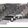 Mexen Velar cabine de douche coulissante 90 x 90 cm, transparent, blanc - 871-090-090-01-20