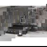 Mexen Velar cabine de douche coulissante 140 x 90 cm, transparente, or - 871-140-090-01-50
