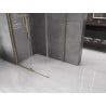 Mexen Velar cabine de douche coulissante 150 x 100 cm, transparente, dorée - 871-150-100-01-50