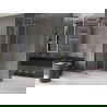 Cabine de douche coulissante Mexen Velar 100 x 100 cm, transparent, or - 871-100-100-01-50