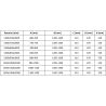 Mexen Velar cabine de douche coulissante 130 x 70 cm, transparente, dorée - 871-130-070-01-50