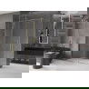 Cabine de douche coulissante Mexen Velar 140 x 85 cm, transparent, dorée - 871-140-085-01-50